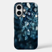 Blue Crystal Aesthetic Phone Case