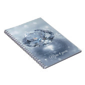 Blue Crystal Art Case - Personalisiert für Meaning Notizblock (Rechte Seite)