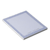 Blue Crystal Confetti Notepad 5.5" x 6" Notizblock (angewinkelt)
