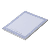 Blue Crystal Confetti Notepad 5.5" x 6" Notizblock (Rotiert)