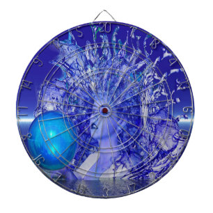 Blue Crystal Dartscheibe