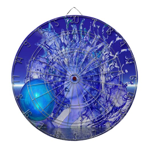 Blue Crystal Dartscheibe (vorne)