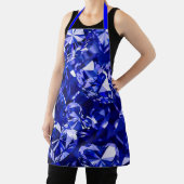 Blue Crystal Diamond Hearts Schürze (InSitu)