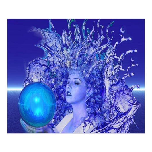 Blue Crystal Fotodruck (Vorne)