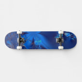 Blue Crystal Fraktal Skateboard (Horizontal)