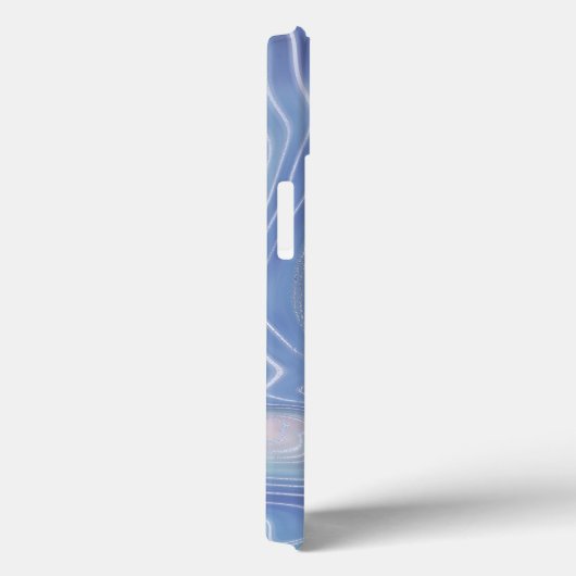 Blue Crystal Marble Iridescent Agate Case-Mate iPh iPhone Hülle (Rückseite / Rechts)