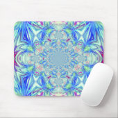 Blue Crystal Mousepad (Mit Mouse)