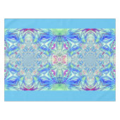 Blue Crystal Table Cloud Tischdecke (Vorderseite (Horizontal))