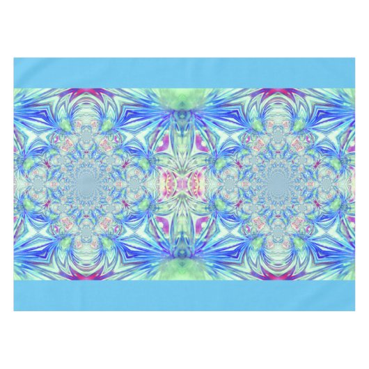 Blue Crystal Table Cloud Tischdecke (Vorderseite (Horizontal))