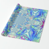 Blue Crystal Wrapping Paper Geschenkpapier (Ungerollt)