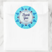 Blue Crystalize Danke Stickers (Tasche)