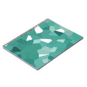 Blue Crystals Notizblock (Linke Seite)