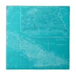 Blue Cuba Map Fliese<br><div class="desc">Blue Cuba Map . Künstler: Vision Studio. Bild-ID: 146657Z.</div>