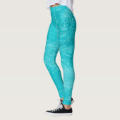 Blue Cuba Map Leggings (Links)