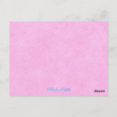 Blue Cupcake~Good Gift Scripte Postcard Postkarte (Rückseite)