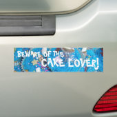 Blue Cupcakes "cake lover" Autoaufkleber (Auf Auto)