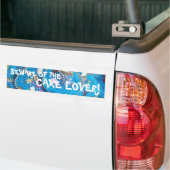 Blue Cupcakes "cake lover" Autoaufkleber (Auf Lkw)