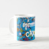 Blue Cupcakes 'mmm...cake-Tasse Kaffeetasse (Vorderseite Links)