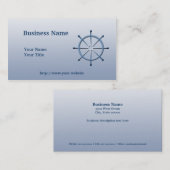 Blue Custom Business Card Visitenkarte (Vorne/Hinten)