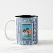 Blue Custom Foto Tasse Wrap (Links)