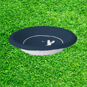 Blue Custom Golf Pappteller