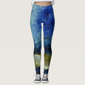 Blue Custom Leggings (Vorderseite)