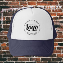 Blue Custom Logo Brand Hat Truckerkappe