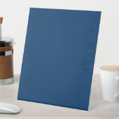 Blue Custom Pedestsign - Bulk Orders Sockelschild (In Situ)
