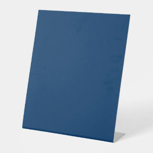 Blue Custom Pedestsign - Bulk Orders Sockelschild