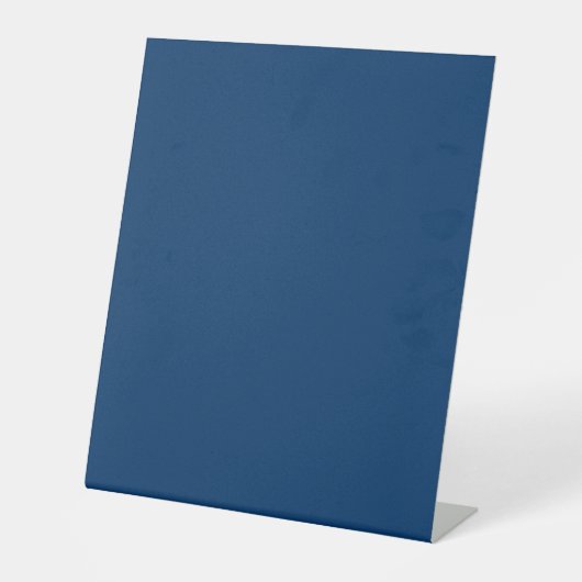 Blue Custom Pedestsign - Bulk Orders Sockelschild (Vorderseite)