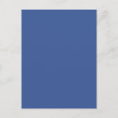 Blue Custom Postcard für Unternehmen Postkarte (Vorderseite)