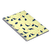 Blue cute kittens and red fishes notizblock (Rechte Seite)