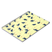 Blue cute kittens and red fishes notizblock (Linke Seite)