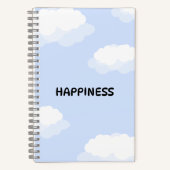 Blue cute notebook notizblock (Vorderseite)