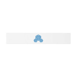 Blue D20 Dice Wedding Bly Bands Einladungsbanderole