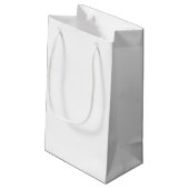 Blue D20 Dice Wedding Gift Bag Kleine Geschenktüte (Rückseite Schrägansicht)