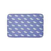 Blue Dackel Bath Mat Badematte (Vorderseite)