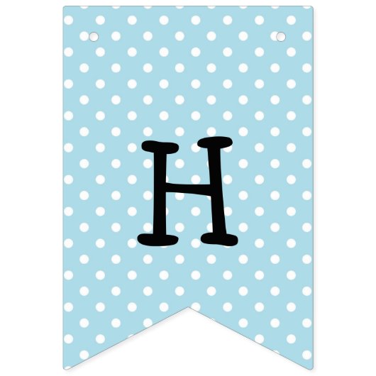 Blue Dackel Bunting Party Banner (Zweite Fahne)