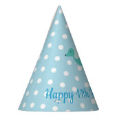 Blue Dackel Childrens Party Hat Partyhütchen (Links)