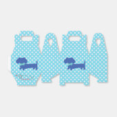 Blue Dackel Dackel Hund mit Bow Krawatte Gefälligk Geschenkschachtel (Ungefaltet)