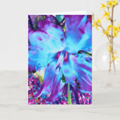 Blue Daffodil Grußkarte Karte (Gelbe Blume)