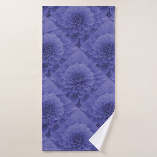 Blue Dahlia Badehandtuch (Badehandtuch)