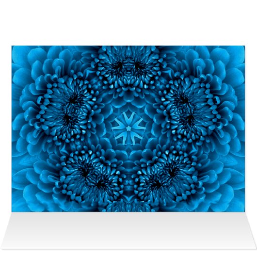 BLUE DAHLIA BLUME PETALS (Innenansicht Horizontal (Oben))