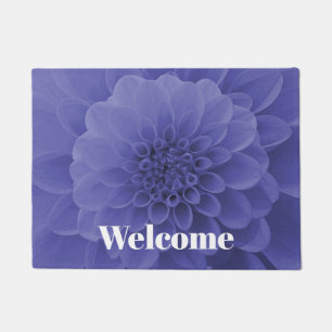 Blue Dahlia Fußmatte