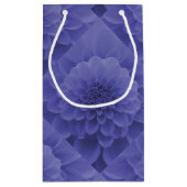 Blue Dahlia Kleine Geschenktüte (Rückseite)