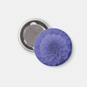 Blue Dahlia Magnet (Vorderseite/Rückseite)