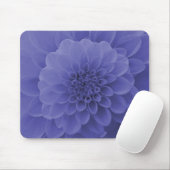 Blue Dahlia Mousepad (Mit Mouse)