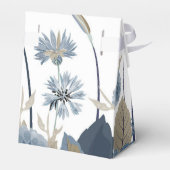 Blue Dahlias Cornflower Geschenkschachtel (Rückseite)