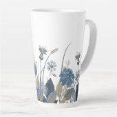 Blue Dahlias Cornflower Milchtasse (Rechte Ecke)