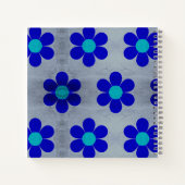 Blue Daisies Dankesblatt Notizblock (Rückseite)